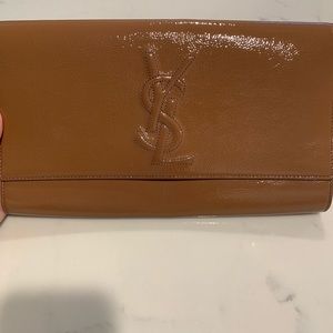 Saint Laurent Patent Clutch